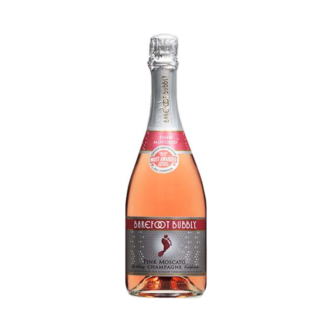 Barefoot Bubble Pink Moscato 4pk